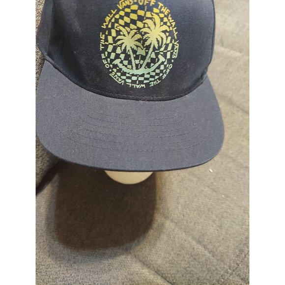 Vans Off The Wall Blue Snapback Hat One Size Fits All Skateboard - Picture 3 of 8